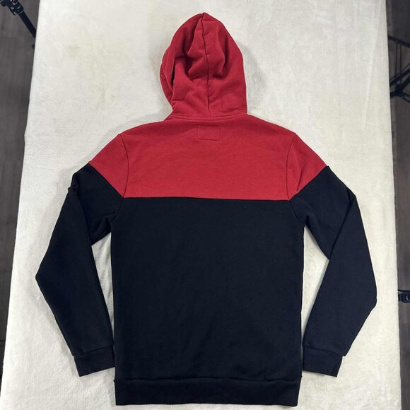 GUESS Los Angeles Red & Black Two-Tone Zip-Up Hoodie - Picture 5 of 13